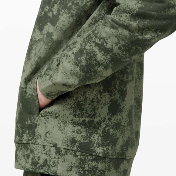 Lululemon City Sweat Pullover Hoodie French Terry - Green - Men's XL - Picture 8 of 10